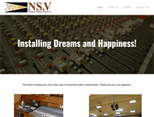 Tablet Screenshot of northernsoundandvideo.com